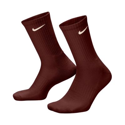 2. Nike Everyday Cushioned Crew Socken, 3 Paar, braun, beige, rosa, SX7664 915