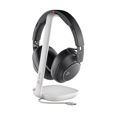 POLY Voyager Surround 85 UC USB-C Headset + USB-C/A Adapter + Ladestation