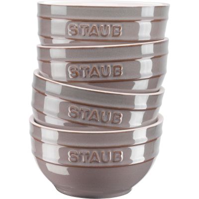 5. Staub Ceramique Tasse 700 ml Grau rund