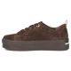 4. Damen-Plateau-Sneaker aus Leder, braun, Filippo DP3533