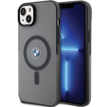 BMW Signature MagSafe Hülle für iPhone 14 Plus/15 Plus – Schwarz