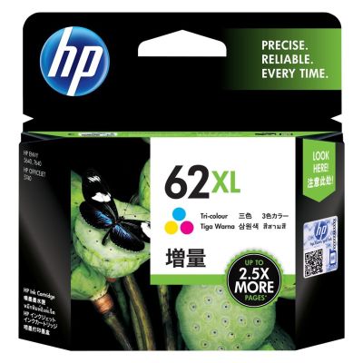 2. HP Farbtinte HP 62XL, HP62XL=C2P07AE, 415 Seiten