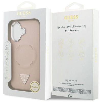 8. Guess Triangle Logo MagSafe Hülle für iPhone 17 - pink
