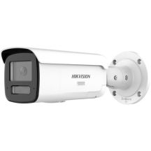 Hikvision Pro Serie mit ColorVu DS-2CD2T87G3-LIS2UY/SL (4 mm) Industrielle Bullet-IP-Sicherheitskamera für Innen- und Außenbereich, 3840 x 2160 px, Wandmontage