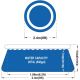 6. Aufblasbarer Pool mit aufblasbarem Halsband 240 x 63 cm 17792