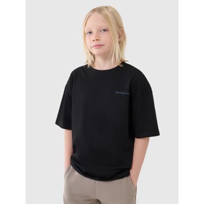 Oversize-T-Shirt für Jungen mit Aufschrift 4F 4FJWSS25TTSHM2184-20S