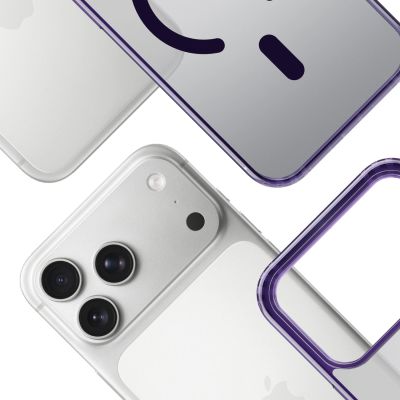 5. 3mk Frosty MagCase für iPhone 17 Pro – Lila