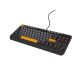 GENESIS Thor 230 TKL Gaming-Tastatur USB + RF Wireless + Bluetooth QWERTY Schwarz, Grau, Orange