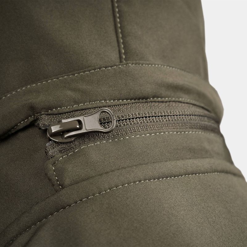 8. Alpinus Roignais Herren winddichte Softshell-Regenjacke Oliv – MK18863