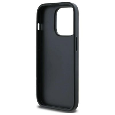 7. DKNY Quilted Stack Logo iPhone 14 Pro Max Hülle – Schwarz