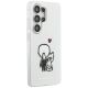 4. Karl Lagerfeld IML Karl&Choupette MagSafe Hülle für Samsung Galaxy S26 Ultra - Transparent