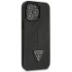 4. Guess Saffiano Triangle Logo Hülle für iPhone 14 Pro Max - schwarz