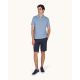 4. Paul&Shark Herren-Polohemd aus Baumwolle mit Knopfleiste, Stahlblau 25411205-991