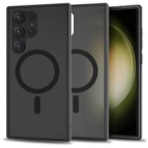 Tech-Protect MagMat MagSafe Hülle für Samsung Galaxy S23 Ultra - Mattschwarz