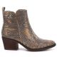 2. Damen-Cowboystiefel aus Schlangenleder, Gold, M.Daszyński SA261-1