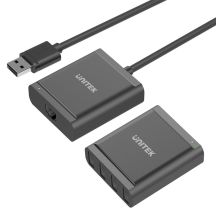 UNITEK Y-2516 USB 2.0 Hubs und Konzentratoren 480 Mbit/s Schwarz
