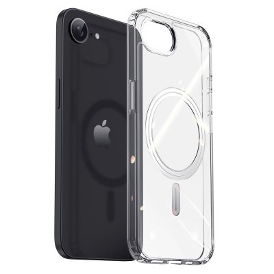 3. Dux Ducis Clin Mag Case für iPhone 16e / 17e, kompatibel mit MagSafe – Schwarz