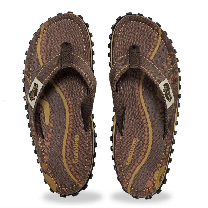 11. Gumbies Islander Flip-Flops Unisex Aborigine-Flip-Flops GU-FFISL095
