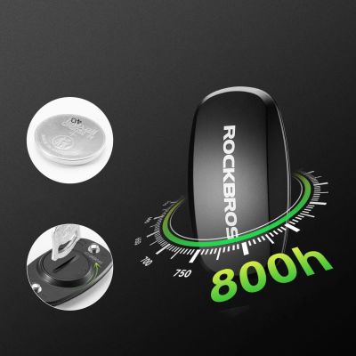 5. Rockbros HRM812 Bluetooth ANT+ IP67 Herzfrequenz-Brustgurt – Schwarz