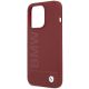 6. BMW Silikon Big Logo MagSafe Hülle für iPhone 15 Pro – rot