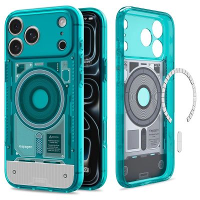 2. Spigen Ultra Hybrid MagSafe Hülle für iPhone 18 Pro / 17 Pro – Hellblau