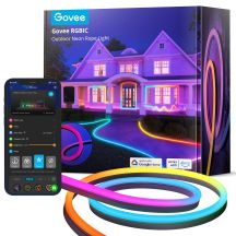 Govee H61A8 Outdoor-Neon-LED-Streifen, 10 m, mit WLAN, Bluetooth und RGBIC