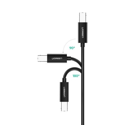 2. Ugreen US241 USB-C 2.0 - USB-B-Kabel 1 m - Schwarz