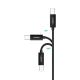 2. Ugreen US241 USB-C 2.0 - USB-B-Kabel 1 m - Schwarz