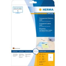 HERMA 4375 Bedruckbare Etiketten Transparente Selbstklebende Bedruckbare Etiketten