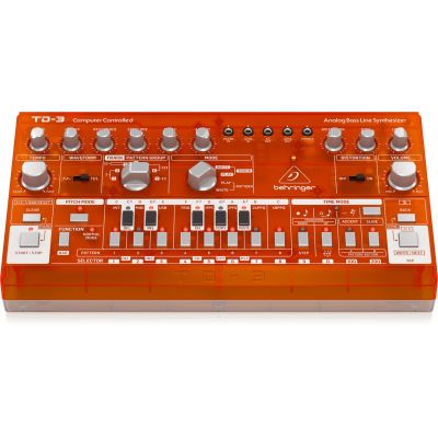 2. Behringer TD-3-TG Bassline-Synthesizer Orange Transparent