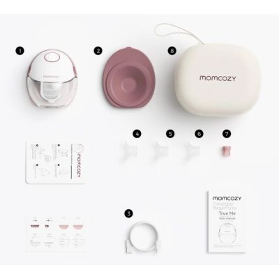 5. Momcozy M6 Einzelmilchpumpe rot