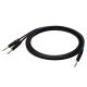 2. SSQ JSJM2 - Stereo-Klinkenkabel - 2x Mono-Klinkenstecker, 2 Meter