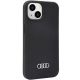 2. Audi Silikonhülle iPhone 14 6,1" schwarz/schwarz Hardcase AU-LSRIP14-Q3/D1-BK