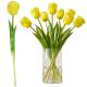 Dunkelgelbe Tulpe, 38 cm, naturgetreue Frühlingsdekoration