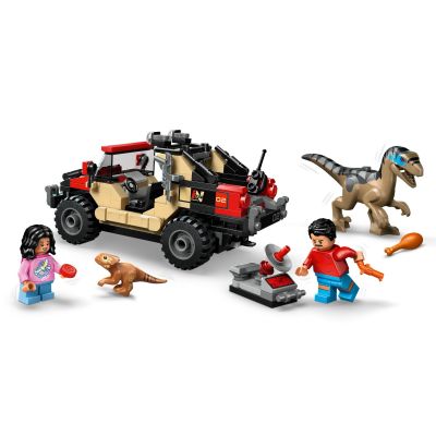 5. LEGO Jurassic World 76972 Raptor-Flucht Offroad
