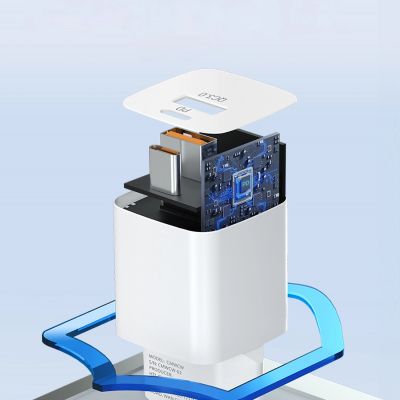 5. Wozinsky CMWCW 20W USB-C / USB-A Wandladegerät - Weiß
