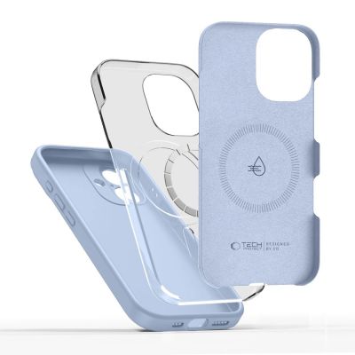3. Tech-Protect Silikon MagSafe Hülle für iPhone 17 - Blau