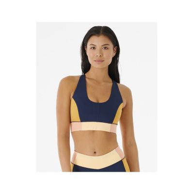 Top RIP CURL Mirage Aloe Crop blau
