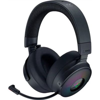 20. Razer Kraken V4 Pro Bluetooth-Over-Ear-Headset mit Mikrofon, kabellos, schwarz
