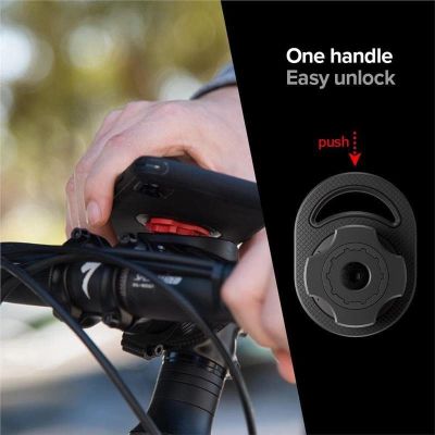 13. Spigen Gearlock MS100 Fahrradlenkerhalterung – Schwarz