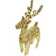 3. DEKORATIVER RENTIER 34 CM 20 LED GOLD