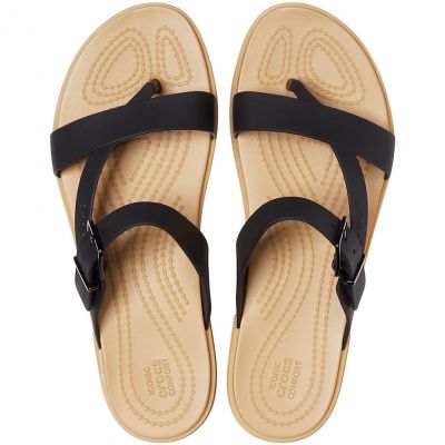 2. Crocs Tulum Toe Post W 206108 00W Flip-Flops