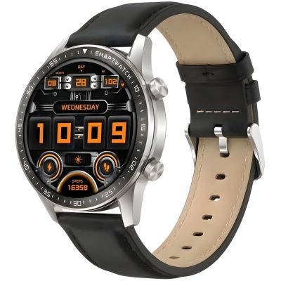 3. Smartwatch Gravity Silver 2 Armbänder GT10-7