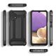 4. Hybrid Armor Case Tough Rugged Cover für Samsung Galaxy A73 schwarz