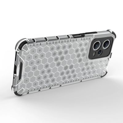 14. Wabenhülle für Xiaomi Redmi Note 12 5G / Poco X5 5G gepanzerte Hybridabdeckung schwarz