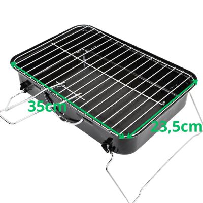 9. Ranger Tourist Grill 35x25,5cm Schwarz