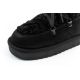 6. D.Franklin Damen Winter Schneestiefel, modisches Fellfutter, schwarz hoch