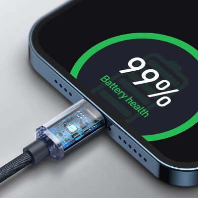 14. Baseus CAJY000303 Lightning – USB-C PD-Kabel 20 W 480 Mbit/s 2 m – blau