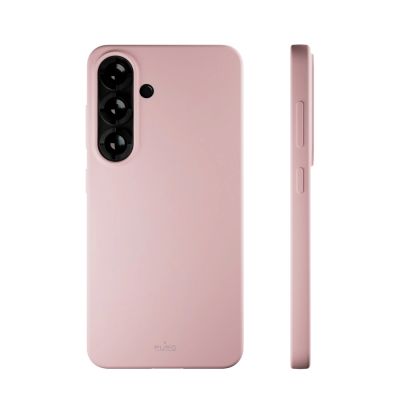 7. Puro Icon Silikonhülle für Samsung Galaxy S25 – Rosa
