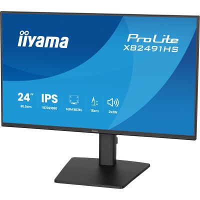 9. iiyama ProLite XB2491HS-B1 Computermonitor 60,5 cm (23,8") 1920 x 1080 px Full HD LCD Schwarz